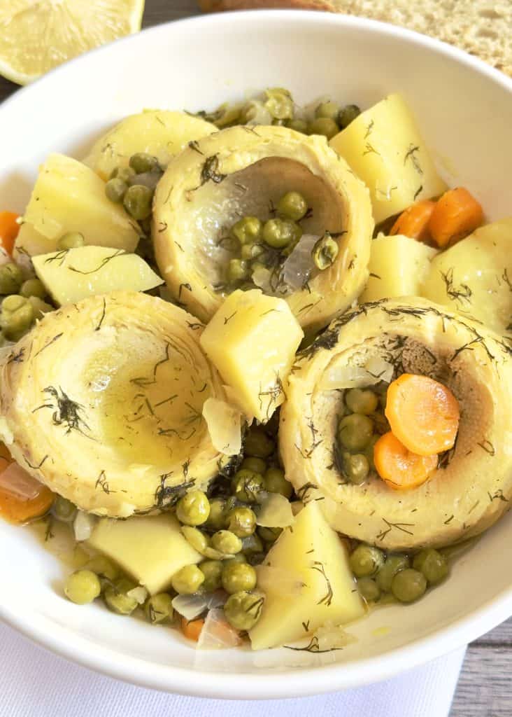 Instant Pot Greek Artichoke Stew recipe