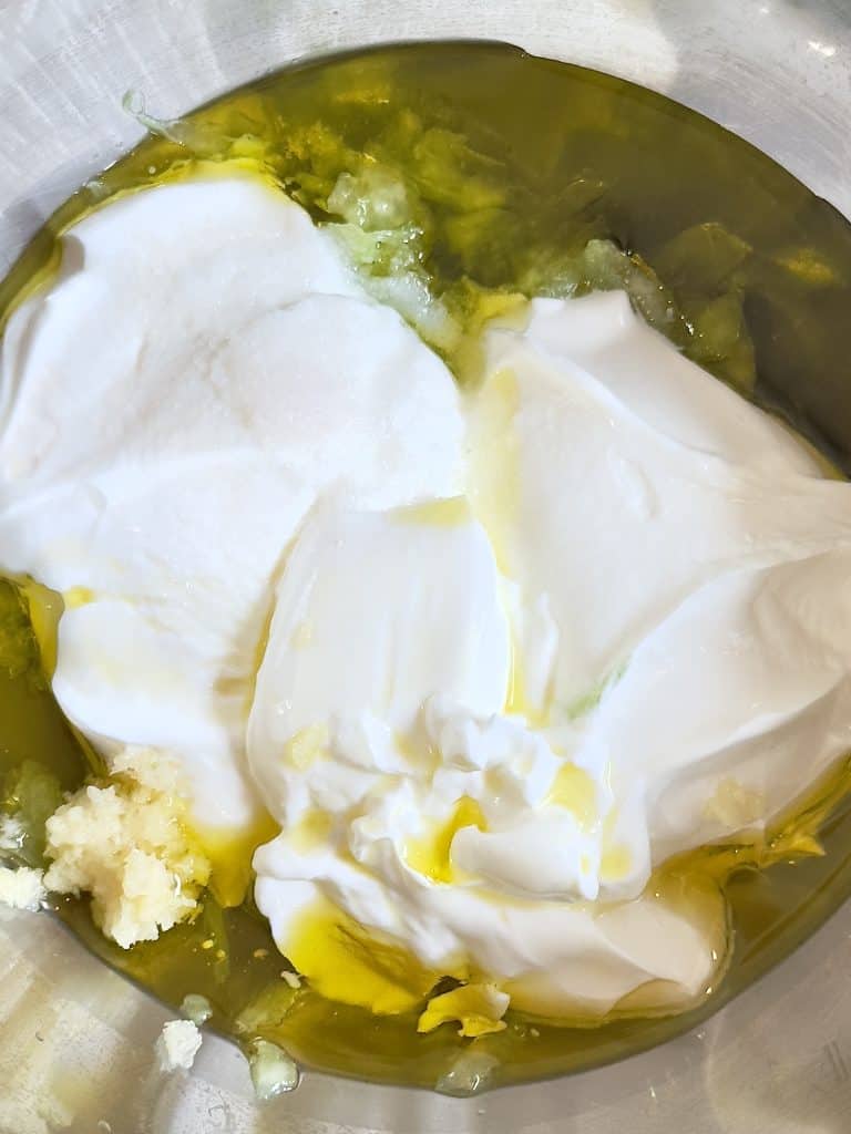 Ingredients in a bowl