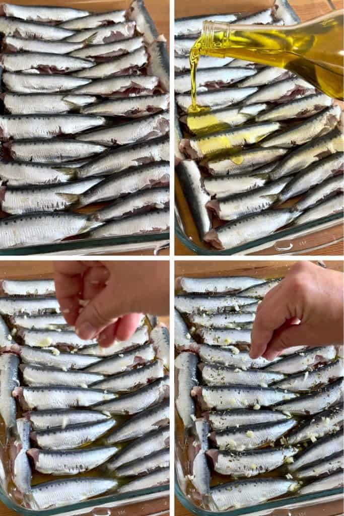 Seasoning the fish