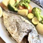 GREEK-STYLE OVEN-BAKED SEA BREAM RECIPE - TSIPOURA